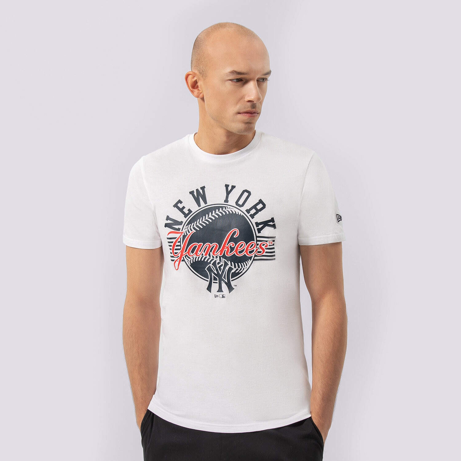 Herren T-Shirt NEW ERA T-SHIRT TEE NYY WHT 13051085 Weiß