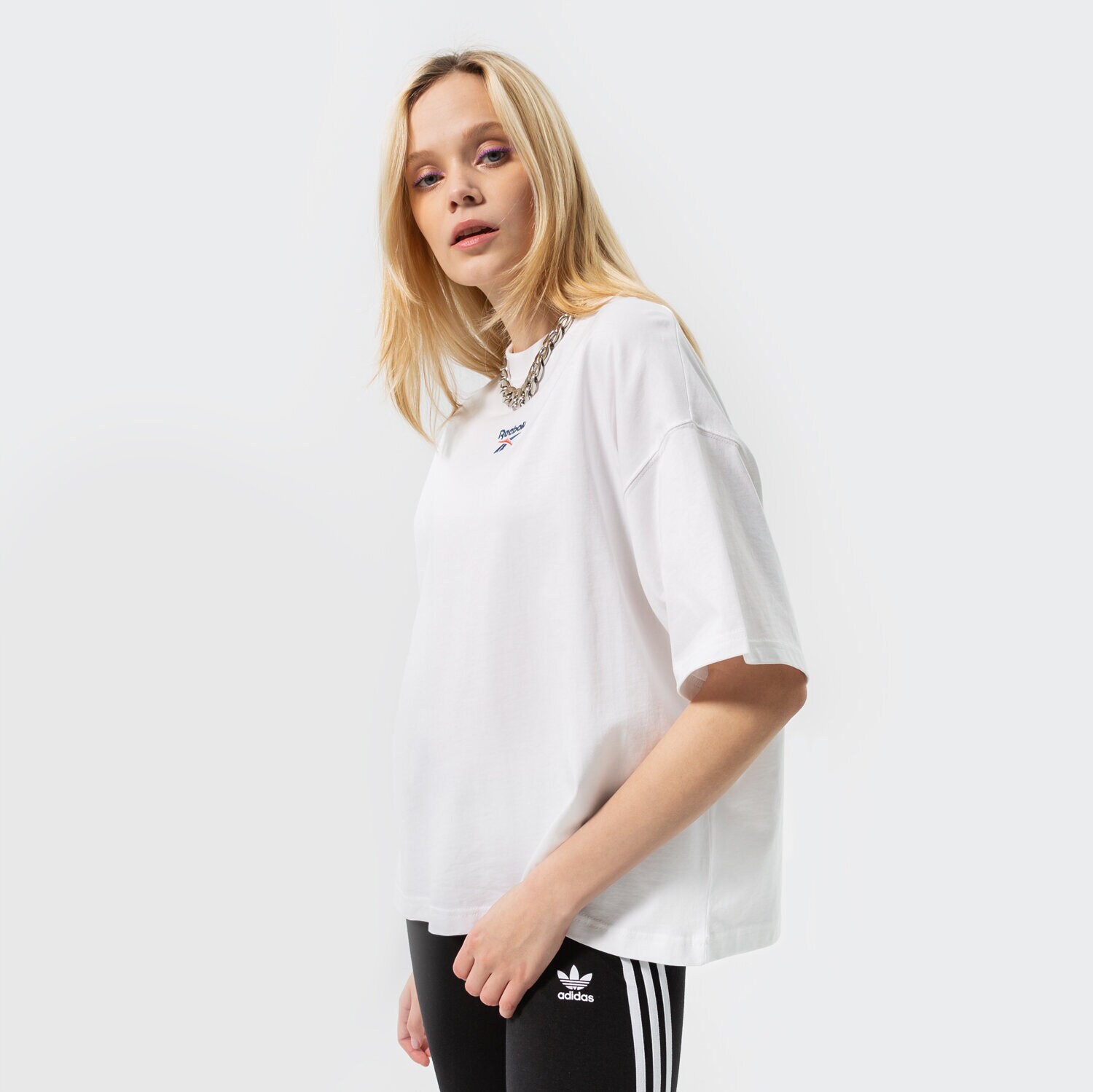 Damen T-Shirt REEBOK T-SHIRT CL PF SM TEE H49264 Weiß