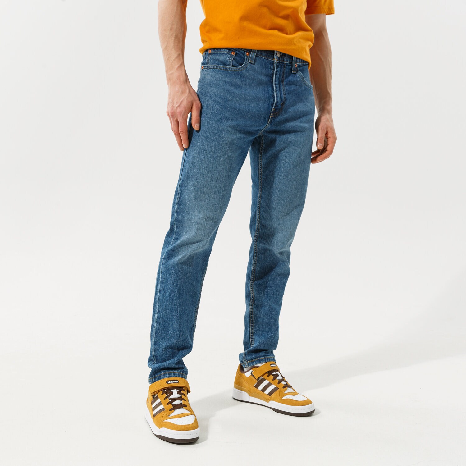 Herren Hosen LEVI'S HOSE 502 TAPER HI BALL 57783-0103 Blau