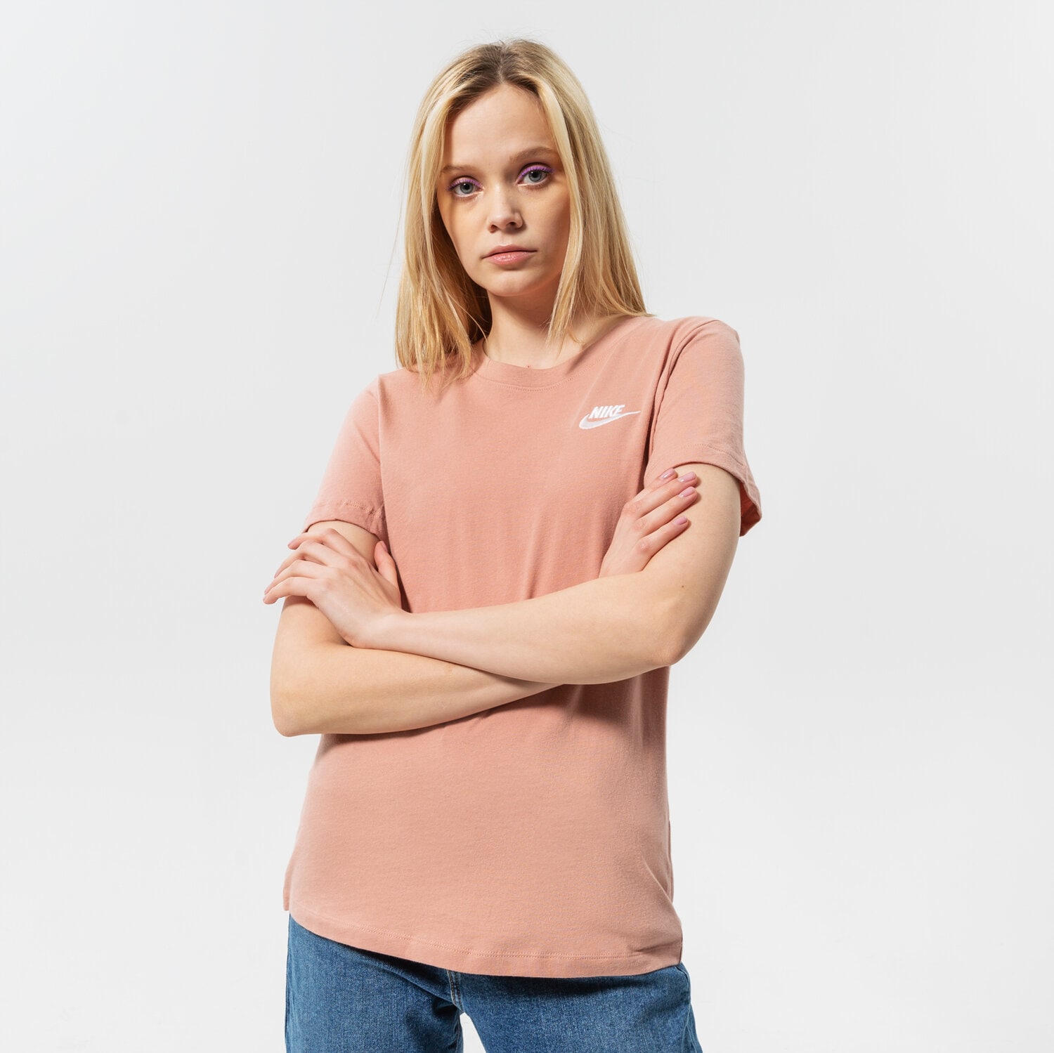 Damen T-Shirt NIKE T-SHIRT W NSW CLUB DN2393-609 Rosa