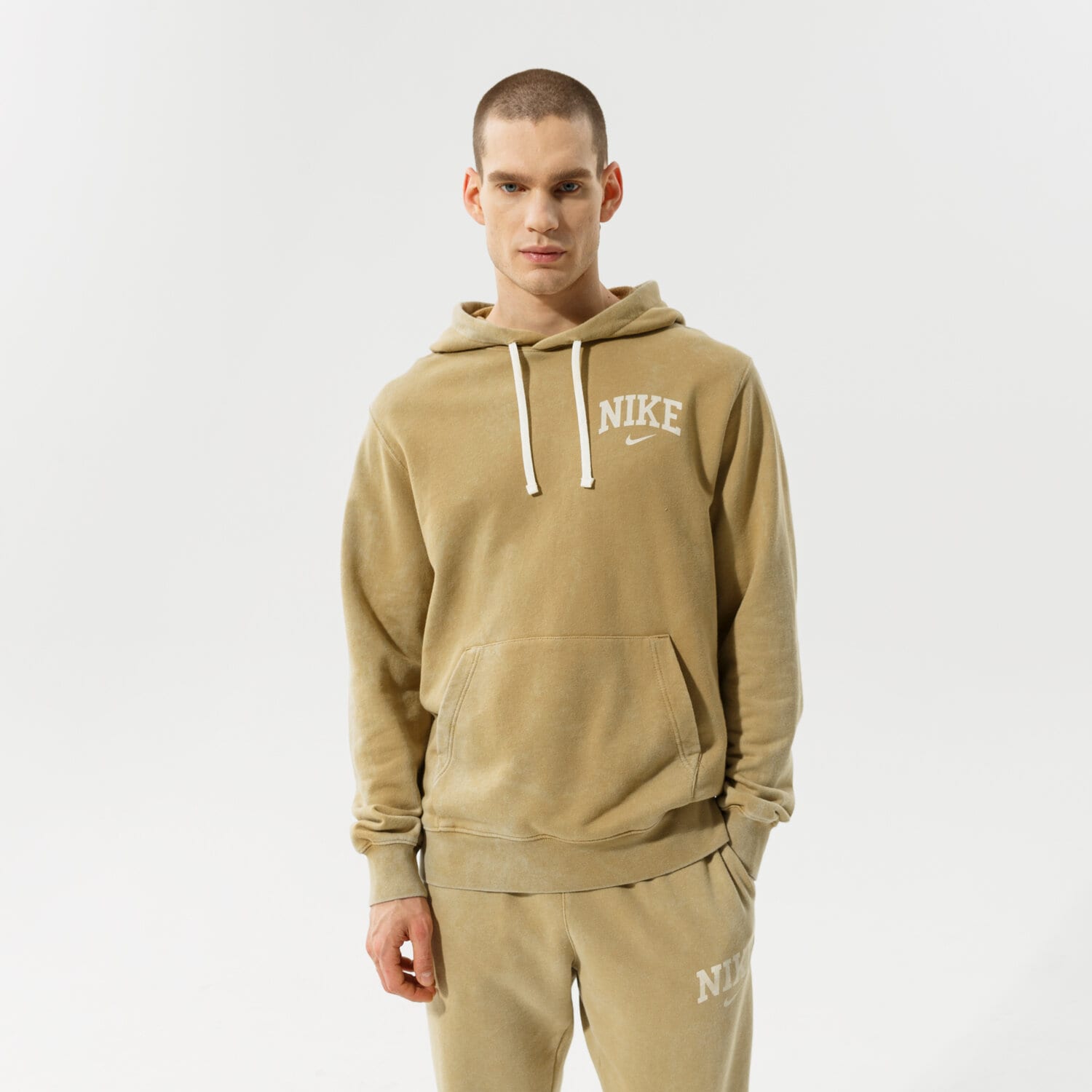 Herren NIKE HOODIE M NSW ARCH FLC PO HOODIE FT DC0721-297 Khaki