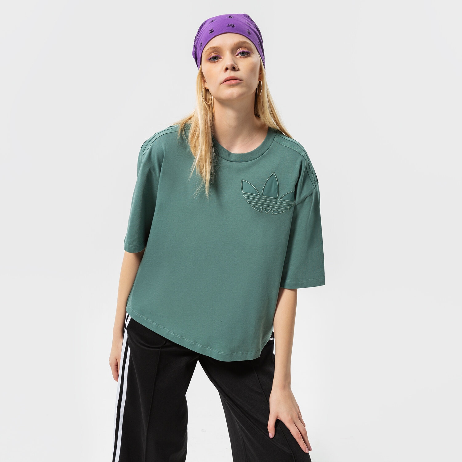 Damen T-Shirt ADIDAS T-SHIRT TEE HE4746 Grün