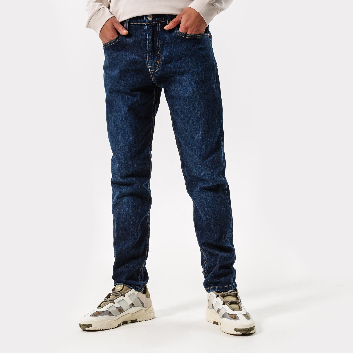 Herren Hosen LEVI'S HOSE 502 TAPER HI BALL 57783-0102 Blau