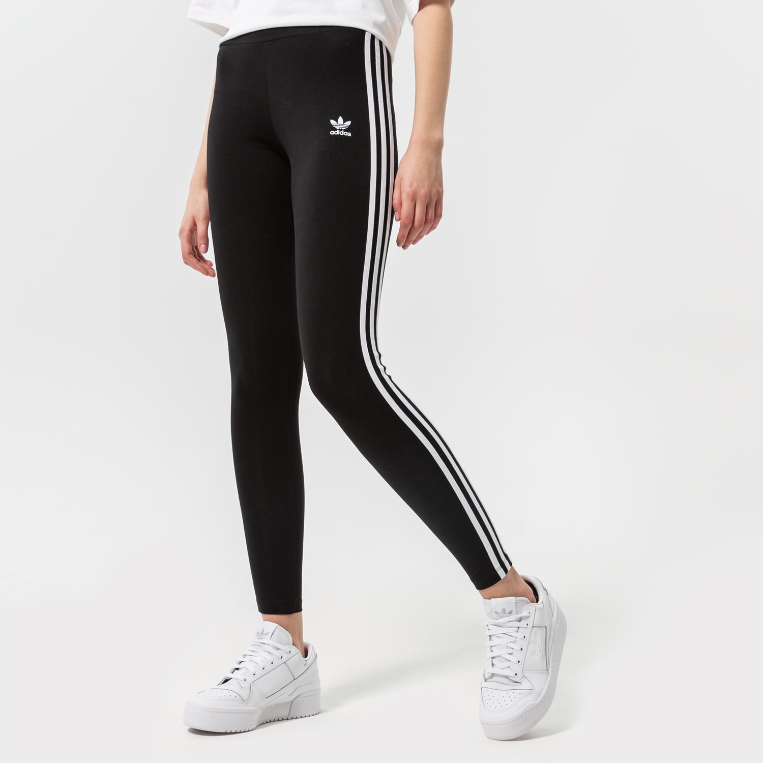 Adidas leggings 3 stripes tight clearance