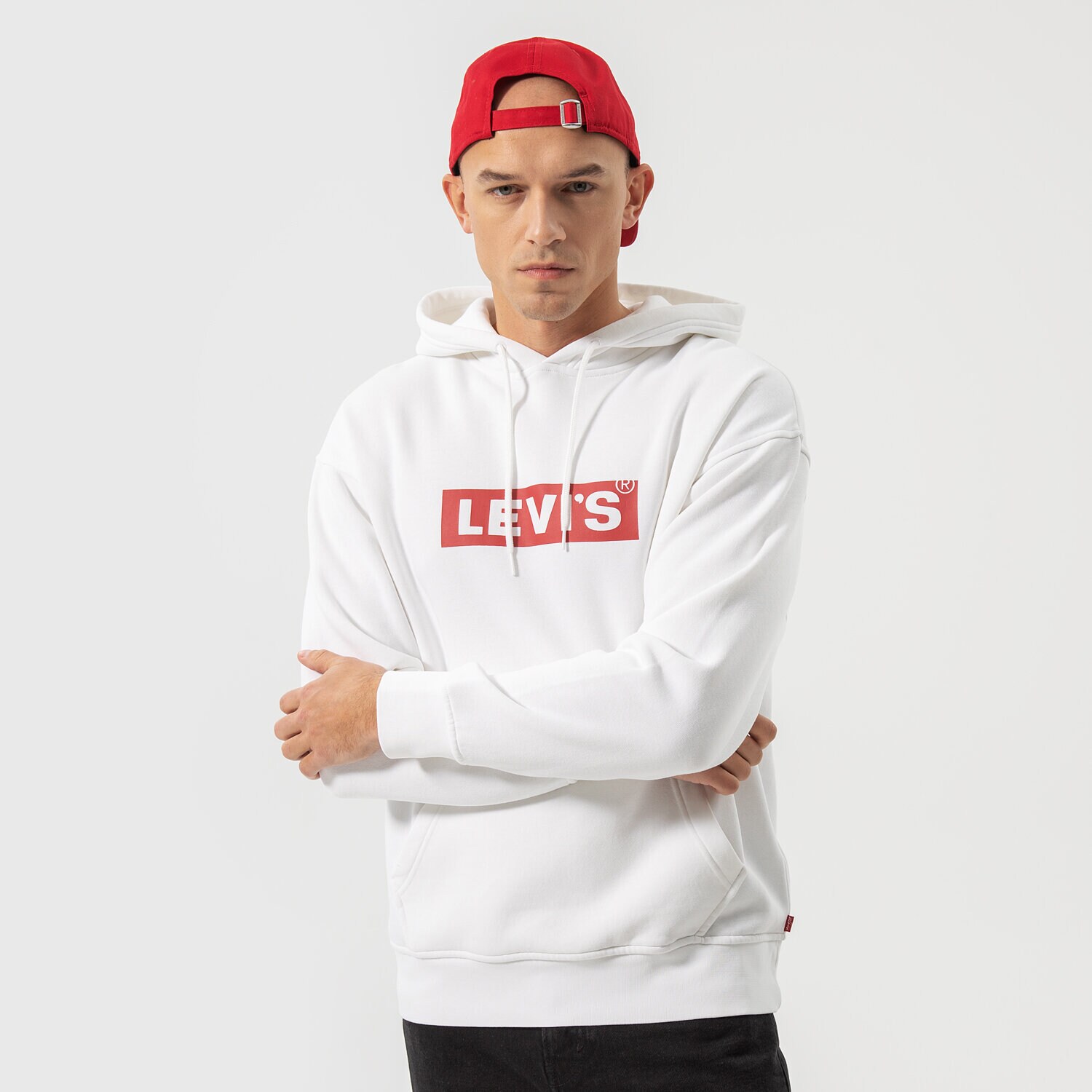 Herren LEVI'S HOODIE T3 RELAXD GRAPHIC HOODIE 38821-0113 Weiß