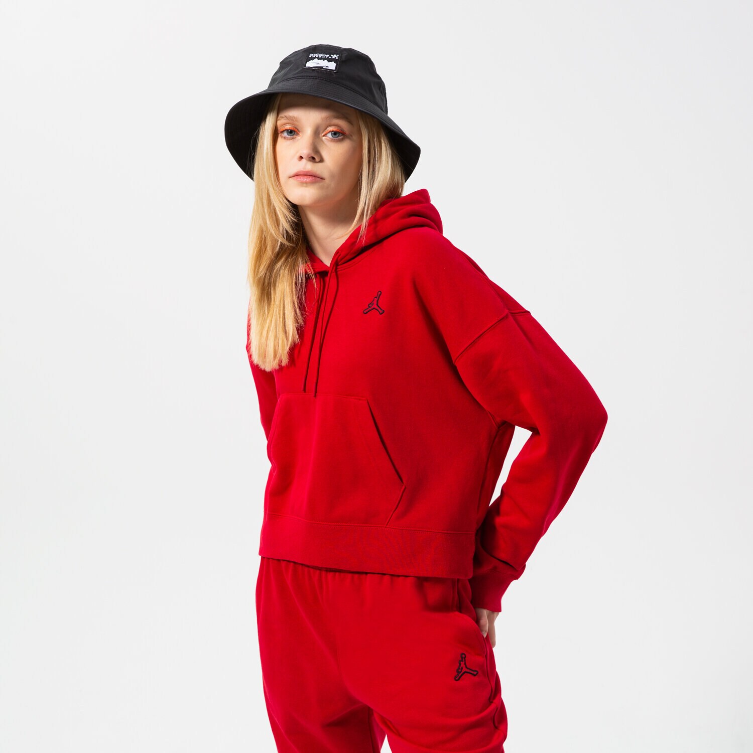 Damen JORDAN HOODIE W J ESSEN FLC HOODIE CORE DN4570-687 Rot