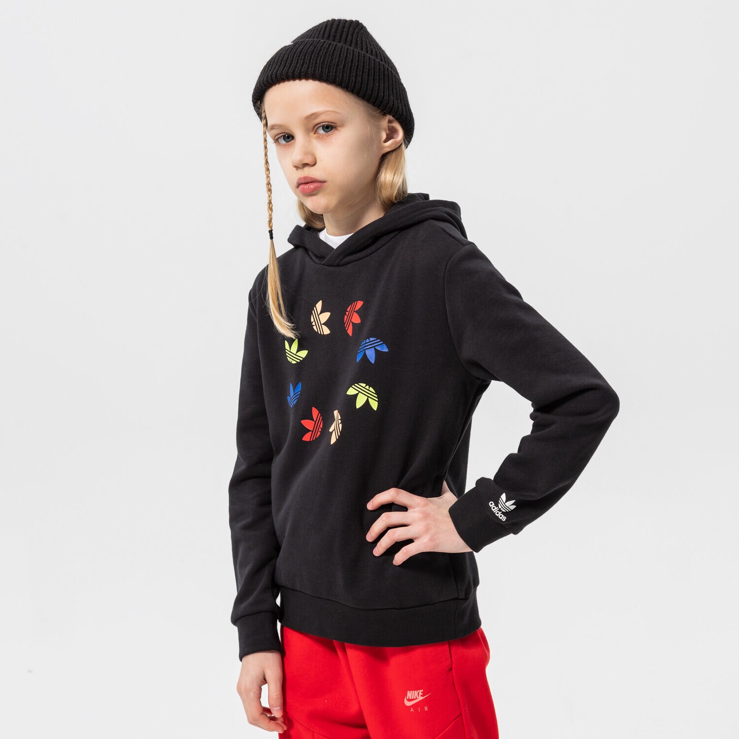 Kinder ADIDAS HOODIE HOODIE BOY HE4779 Schwarz