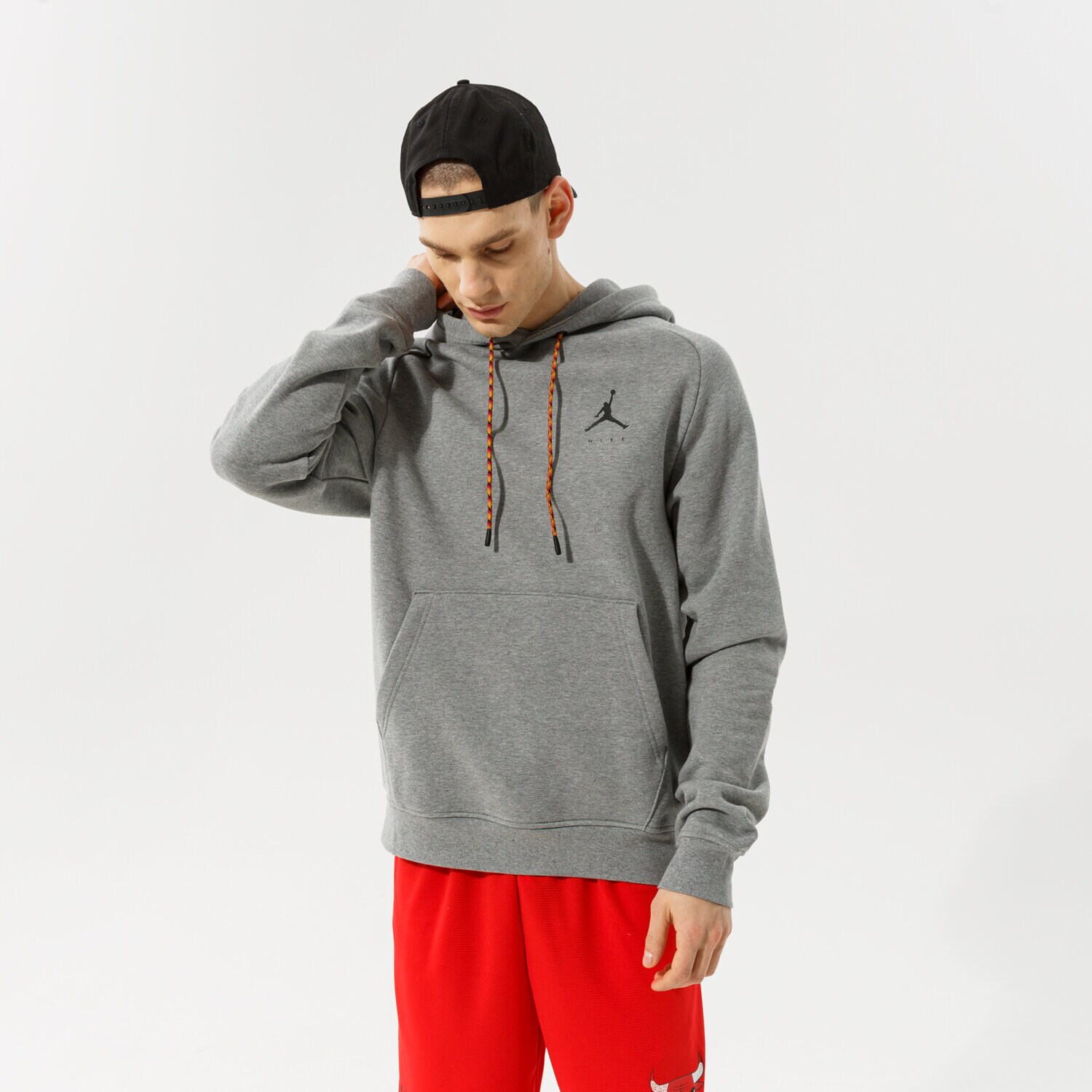 Herren JORDAN HOODIE M J JMPMN FLC PO DJ0210-091 Grau