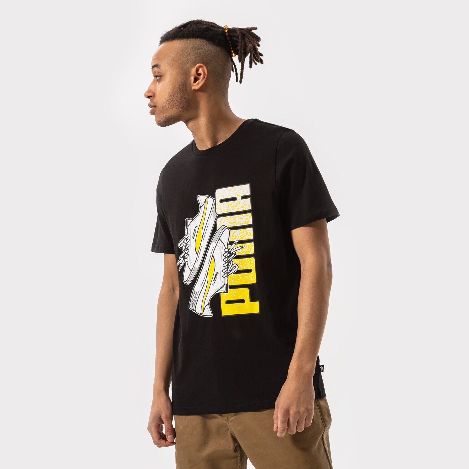 Herren T-Shirt PUMA T-SHIRT SNEAKER GRAPHIC TEE 84856701 Schwarz
