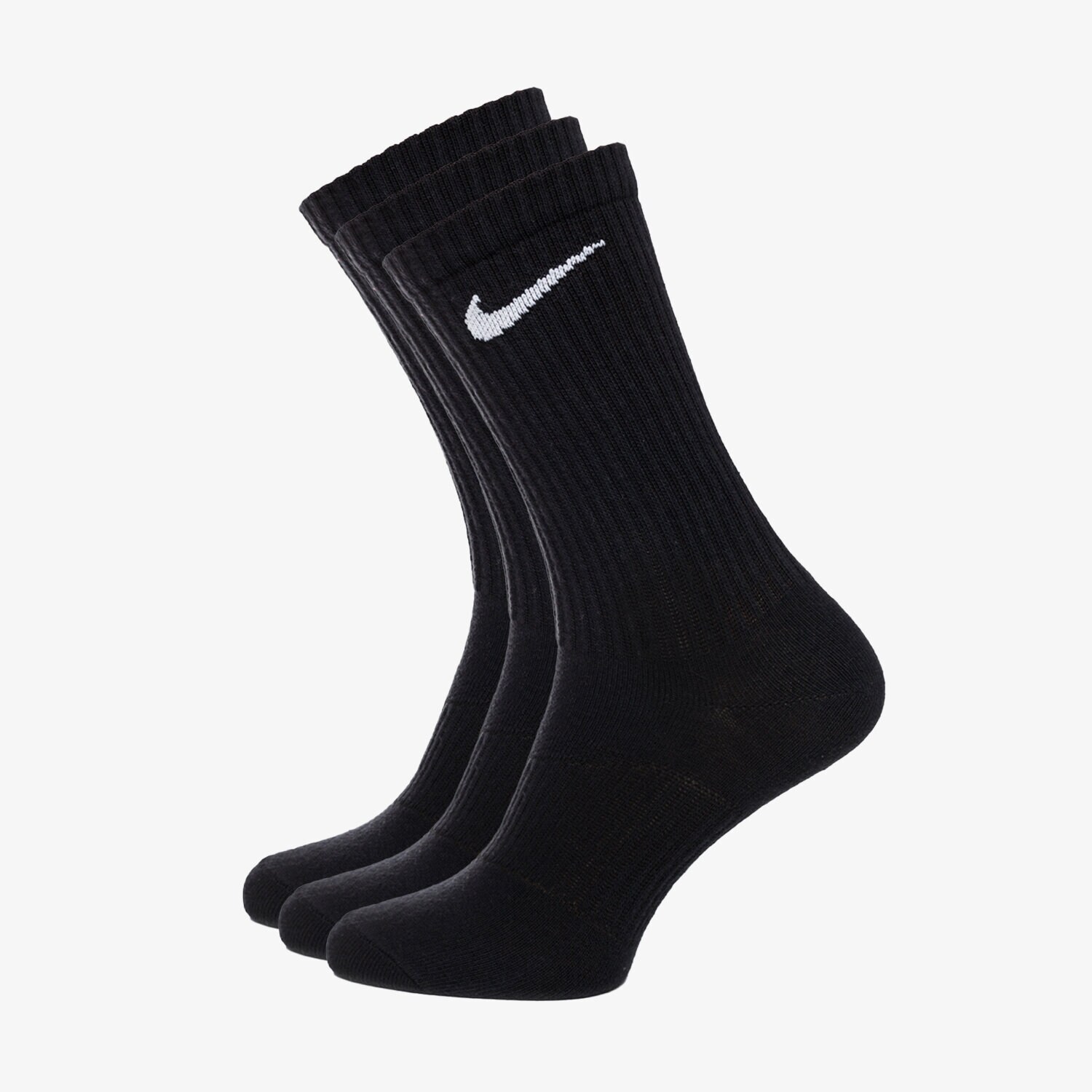 Damen Socken SOCKEN NIKE 3PPK CREW LIGHT SX4704001 Schwarz