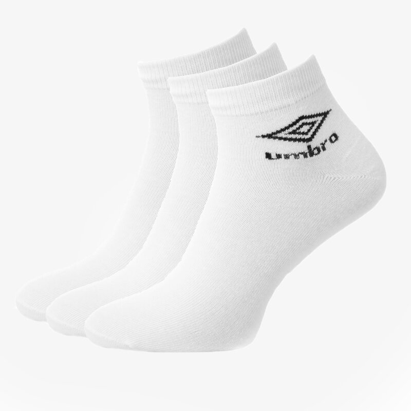 Damen Socken UMBRO SOCKEN 3PPK QUARTER WHITE UM24168F Weiß