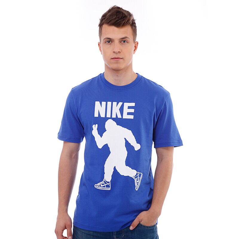 Herren T-Shirt T SHIRT NIKE PEACE OUT SS TEE 534459476 Blau