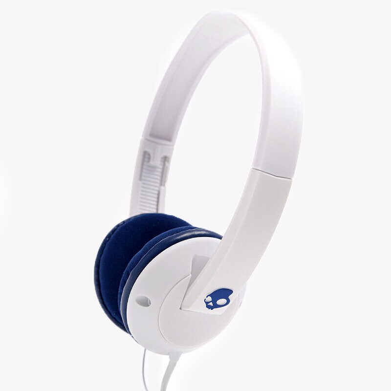 SKULLCANDY KOPFHÖRER UPROCK WH ITE/BLUE W/MIC S5URDY238 Weiß