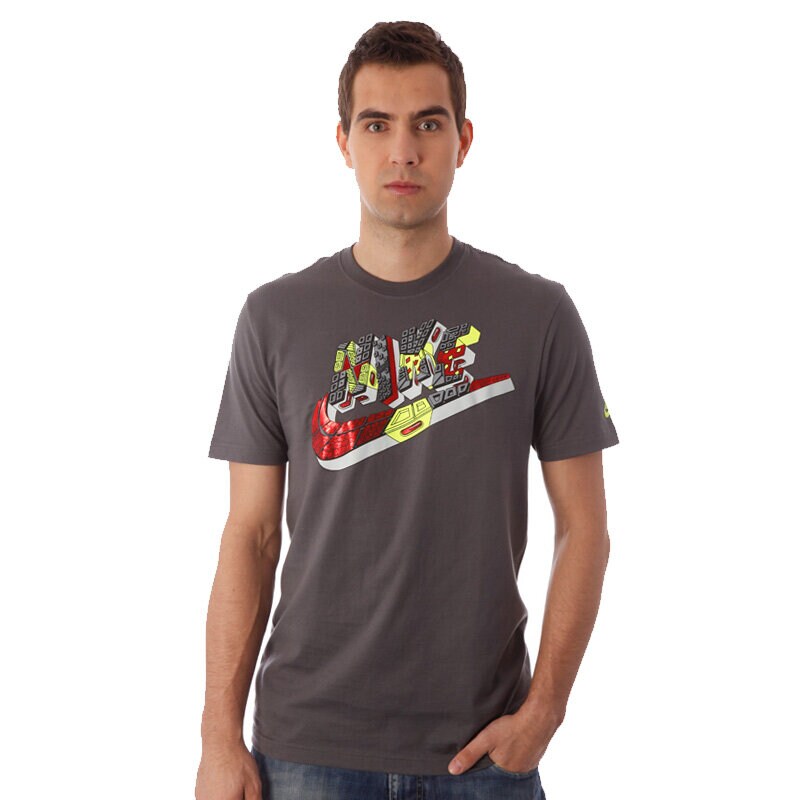 Herren T-Shirt T SHIRT NIKE FUTURA SOLES 525052021 Grau