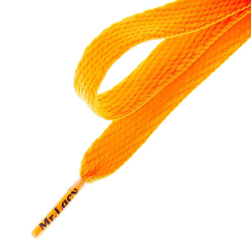 Schuhpflege SCHNÜRSENKEL MR. LACY FLATTIES BRIGHT ORANGE 2000060001823 Orange