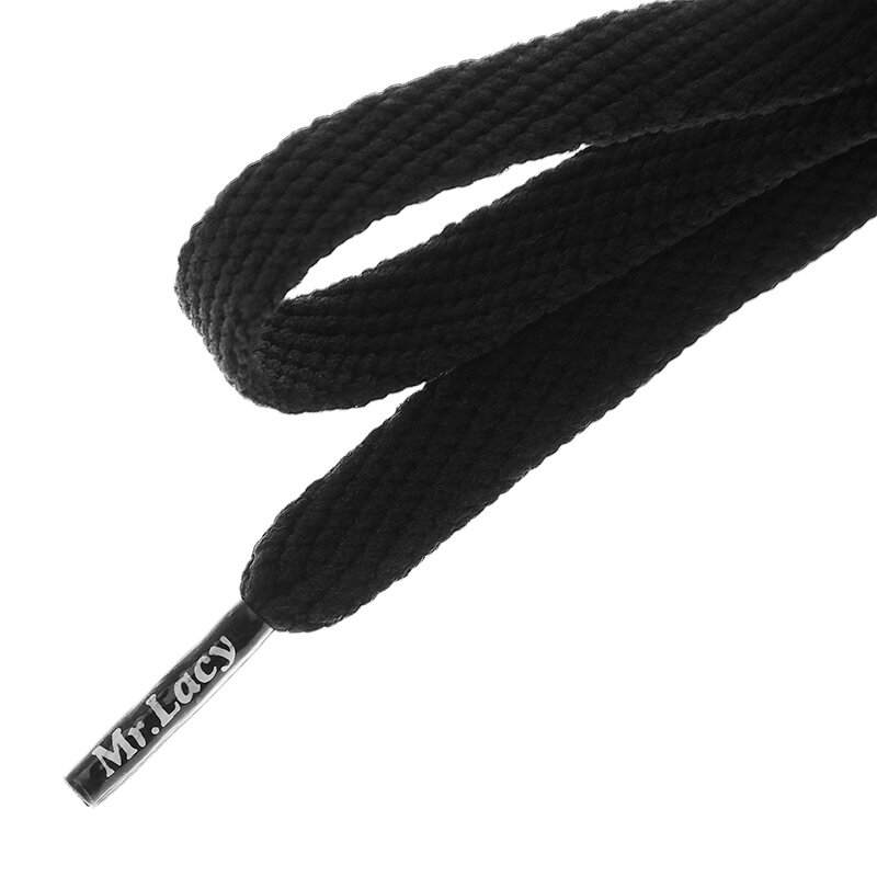 Schuhpflege SCHNÜRSENKEL MR. LACY FLATTIES BLACK 2000060001717 Schwarz
