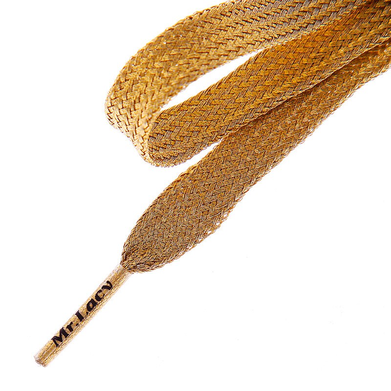 Schuhpflege SCHNÜRSENKEL MR. LACY FLATTIES GOLD 2000060002073 Gelb