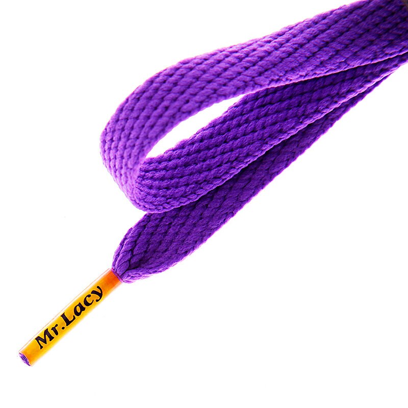 Schuhpflege SCHNÜRSENKEL MR. LACY FLATTIES COLORED TIPS VIOLET 2000060005470 Violet