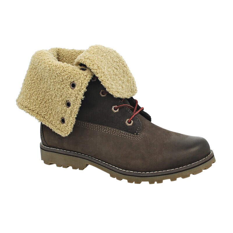 Kinder Winterschuhe TIMBERLAND 6 IN WP SHEARLING BOOT 6298R Braun