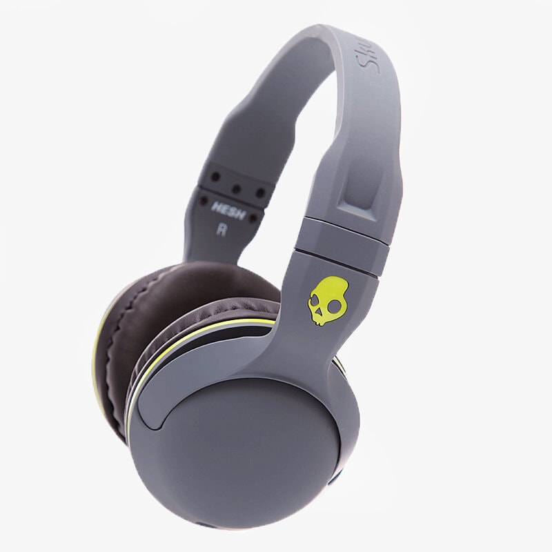 KOPFHÖRER SKULLCANDY HESH 2.0G RAY/BLACK/HOT LIME S6HSFZ319 Grau