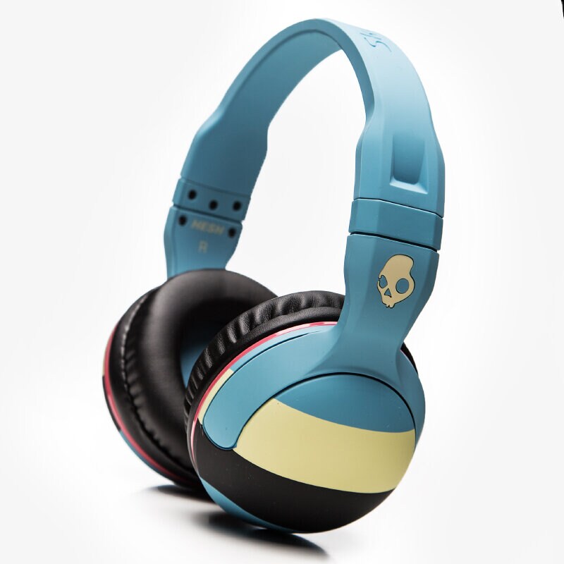 SKULLCANDY KOPFHÖRER HESH 2.0 SURF STRIPE/BLUE/CREAM W/ MIC S6HSFY314 Blau