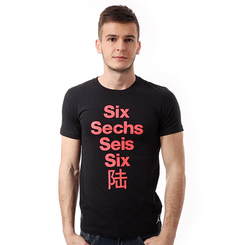 Herren T-Shirt T SHIRT JORDAN VI WITHOUT  BOR DERS TEE 611183010 Schwarz