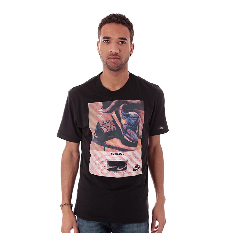 Herren T-Shirt T SHIRT NIKE TEE-HAZARD AD 589766010 Schwarz