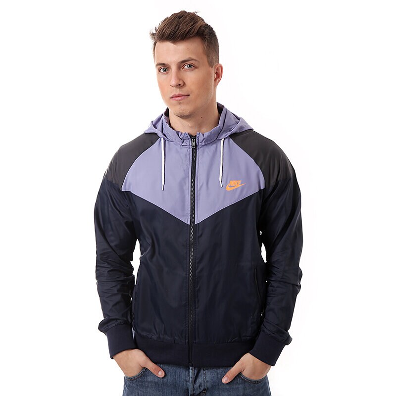 Herren Übergangsjacke JACKE NIKE RU HERITAGE  WINDRU NNER 596277473 Dunkelblau