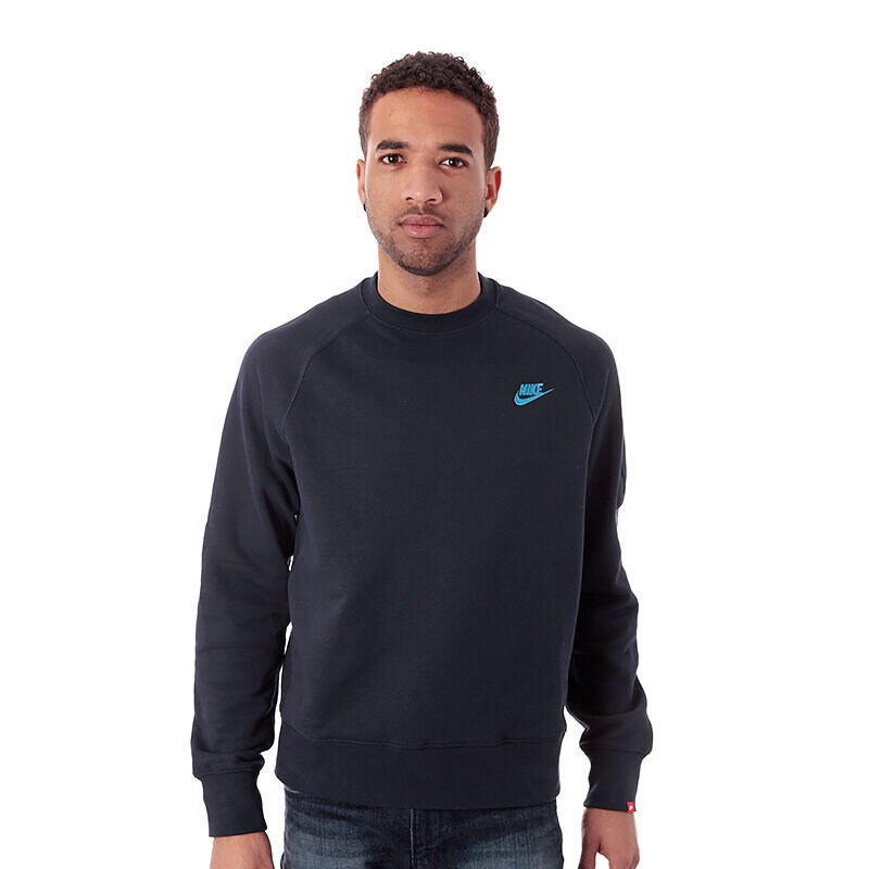 Herren SWEATSHIRT NIKE AW77 CREW 545137474 Dunkelblau