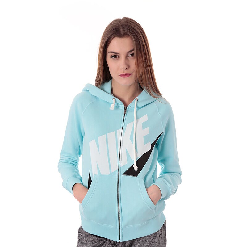 Damen HOODIE NIKE RALLY FZ HOODY LOG O 545653488 Blau