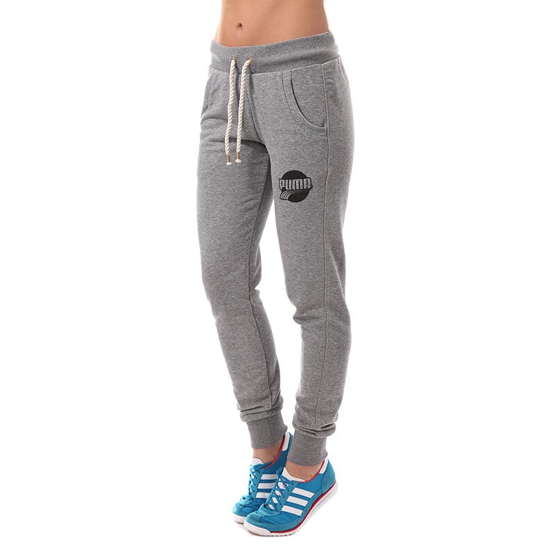 Damen Hosen TRAININGSHOSE PUMA ATHLETI SWE AT 82807303 Grau