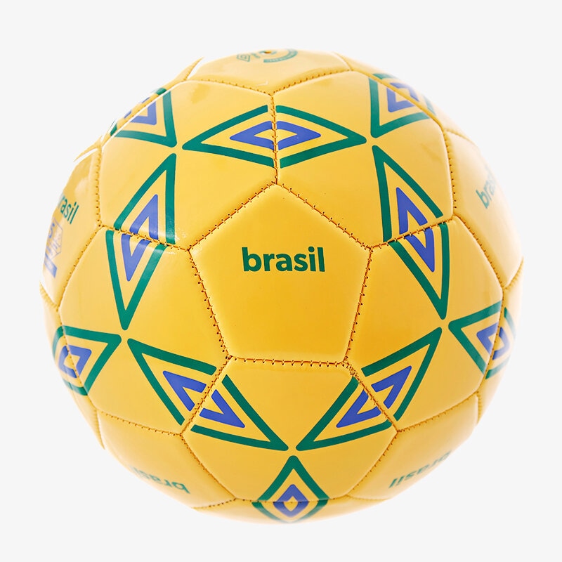 UMBRO PILKA 2014 CERAMICA SUPPORTER BALL - BRASIL BLACK 25563U3BO Gelb