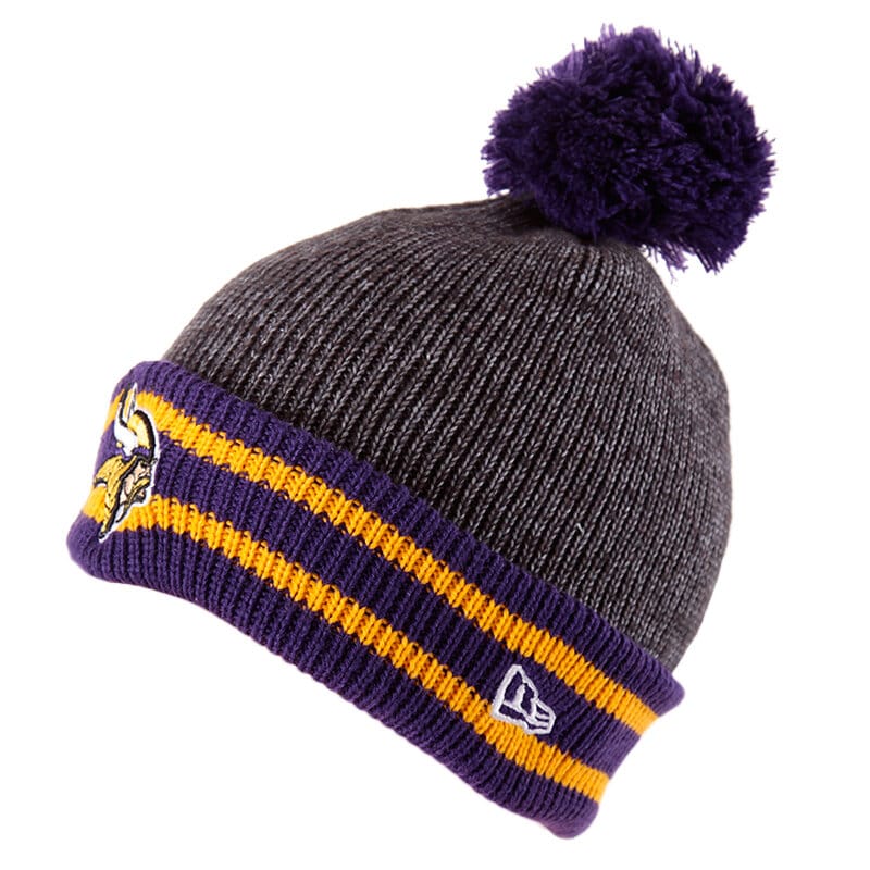 Kinder Mütze MÜTZE NEW ERA CHUNKER KNIT MIN NESOTA VIKINGS 10878083 Grau