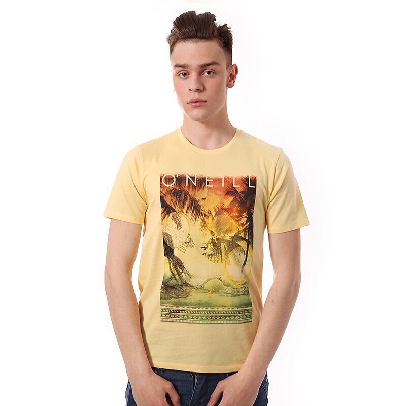 Herren T-Shirt T SHIRT O'NEILL PARADISE 4023462031 Gelb