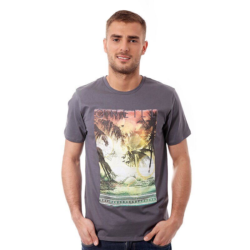 Herren T-Shirt T SHIRT O'NEILL PARADISE 4023468016 Grau
