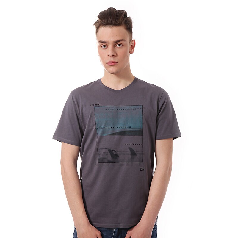 Herren T-Shirt T SHIRT O'NEILL SOUTH SWELL S/ SLV TEE 4036048016 Grau