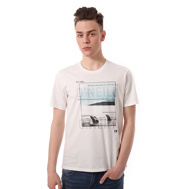 Herren T-Shirt T SHIRT O'NEILL SOUTH SWELL S/ SLV TEE 4036041030 Weiß