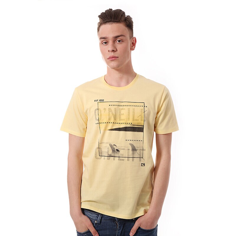 Herren T-Shirt T SHIRT O'NEILL SOUTH SWELL S/ SLV TEE 4036042031 Gelb