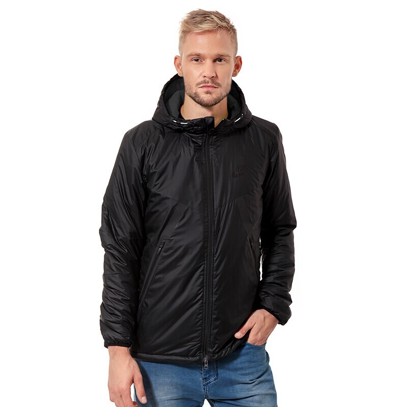 Herren Winterjacke NIKE JACKE CASCADE JKT PRIMALOFT HD 614661010 Schwarz
