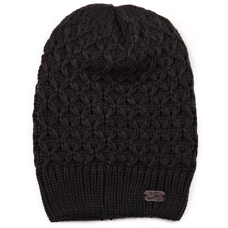 Damen Mütze NIKE MÜTZE BEANIE SLOUCHY KNIT 628677010 Schwarz