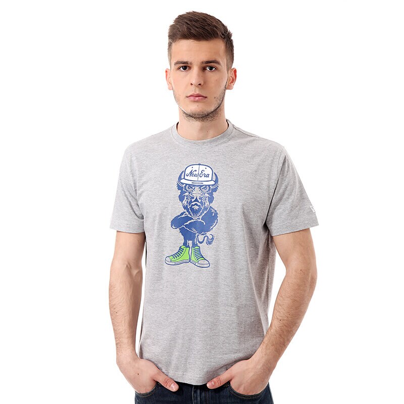 Herren T-Shirt T SHIRT NEW ERA TUFFBUFF TEE G RY 10996659 Grau