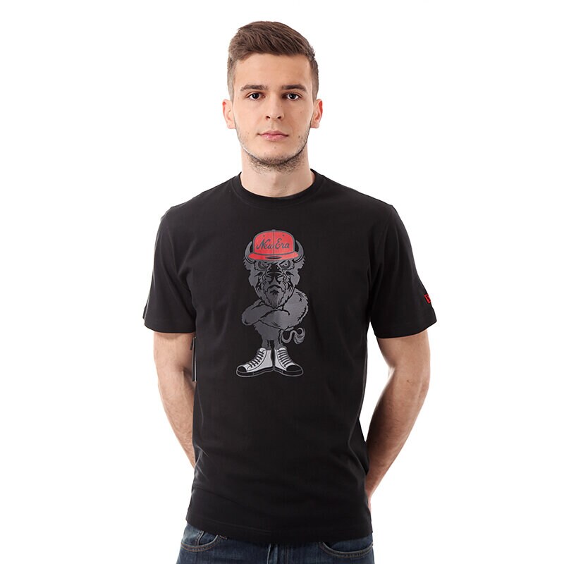 Herren T-Shirt T SHIRT NEW ERA TUFFBUFF TEE B LK 10996660 Schwarz