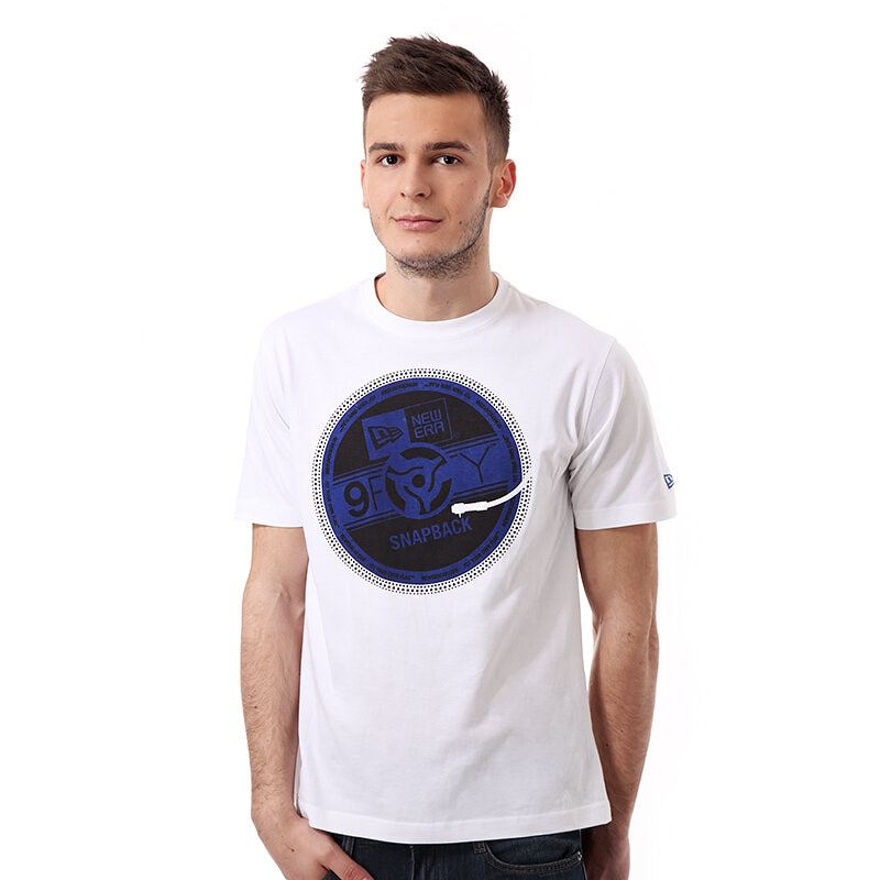 Herren T-Shirt T SHIRT NEW ERA SNAP BACK VINA TEE WHT 10996664 Weiß