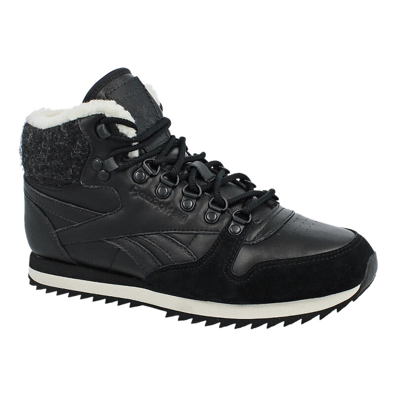Damen Outdoor Schuhe REEBOK CL LTHR MID WW M42087 Schwarz