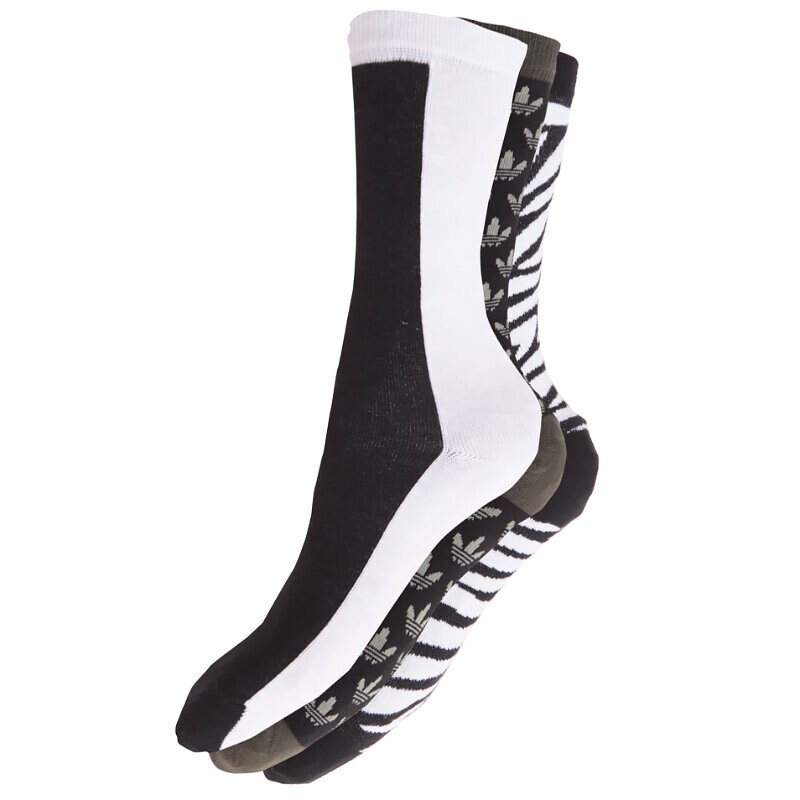 Damen Socken ADIDAS SOCKEN CREW SOCK 3P W M30638 Multicolor