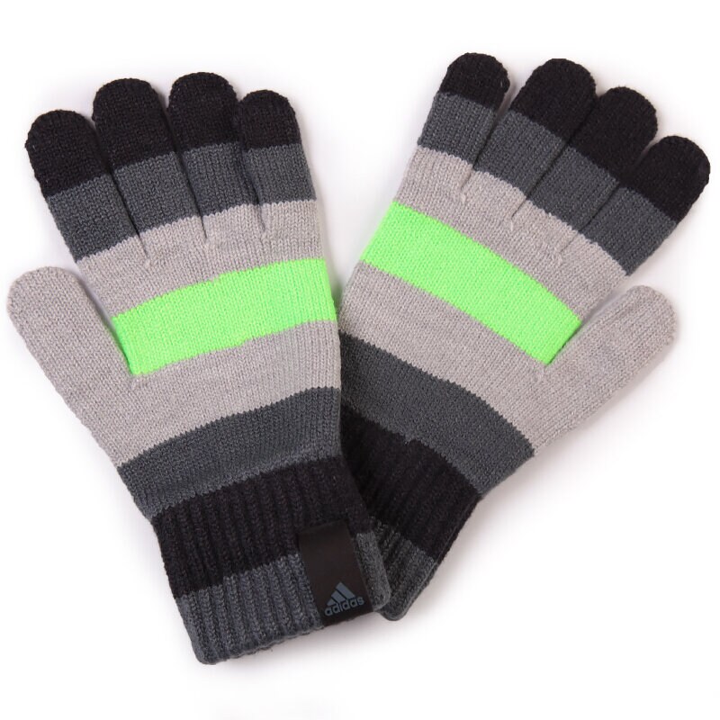 Kinder ADIDAS HANDSCHUHE STRIPED GLOVES M66616 Grün