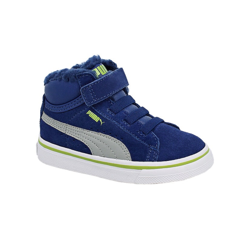 Kinder Sneaker PUMA MID VULC FUR V KIDS 35414307 Blau