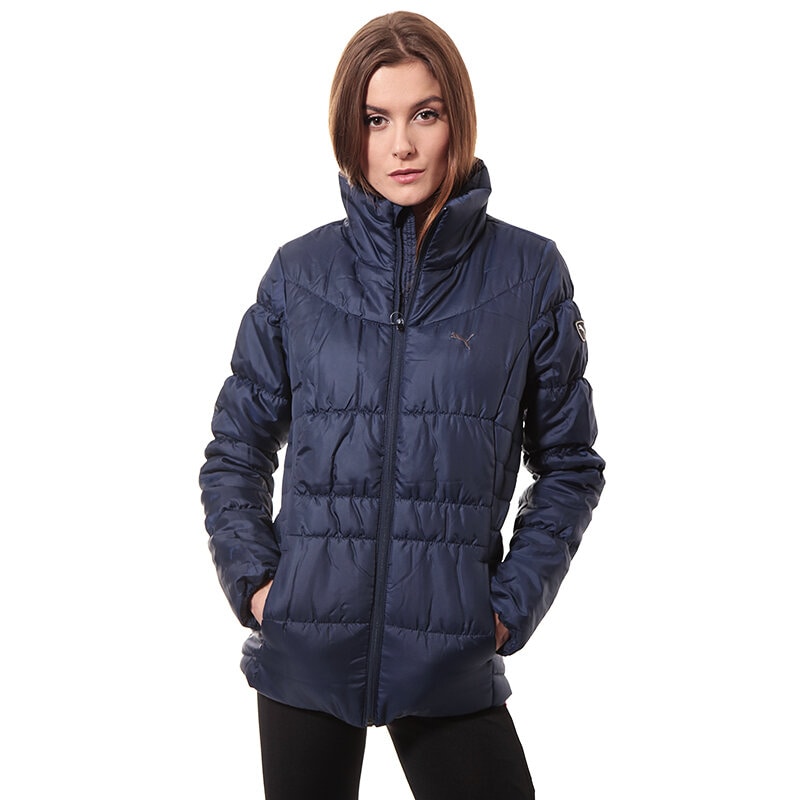 Damen Winterjacke PUMA JACKE ESS PADDED JACKET 83006803 Dunkelblau