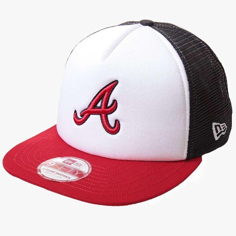 Kinder Cap NEW ERA BASECAP TEAMMESH ATLANTA BRAVES 80001077 Schwarz