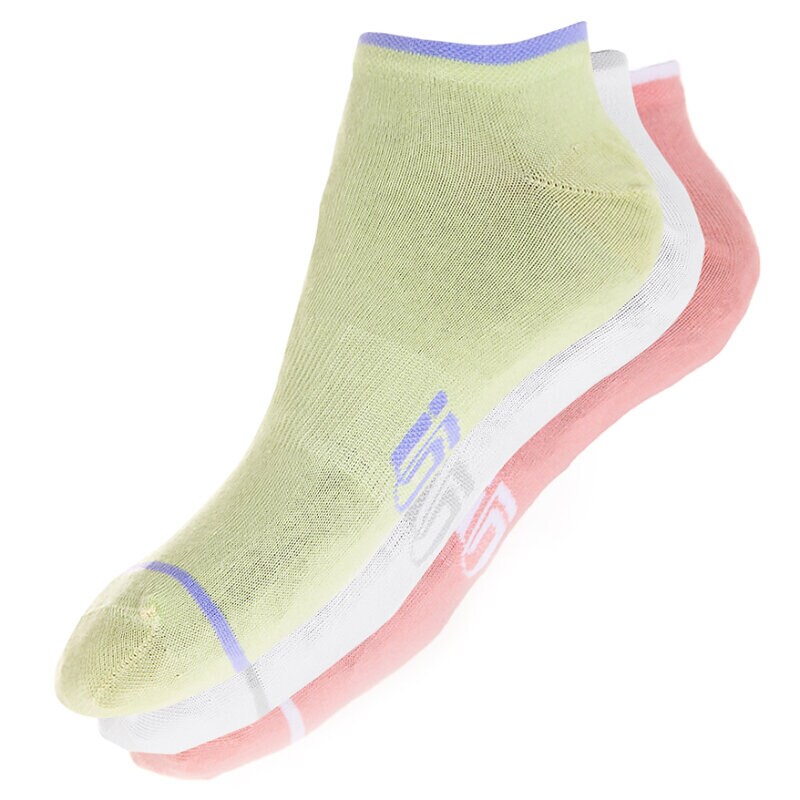 Damen Socken FÜßLINGE SIZEER 3PK PASTEL SISK MIX3d Multicolor